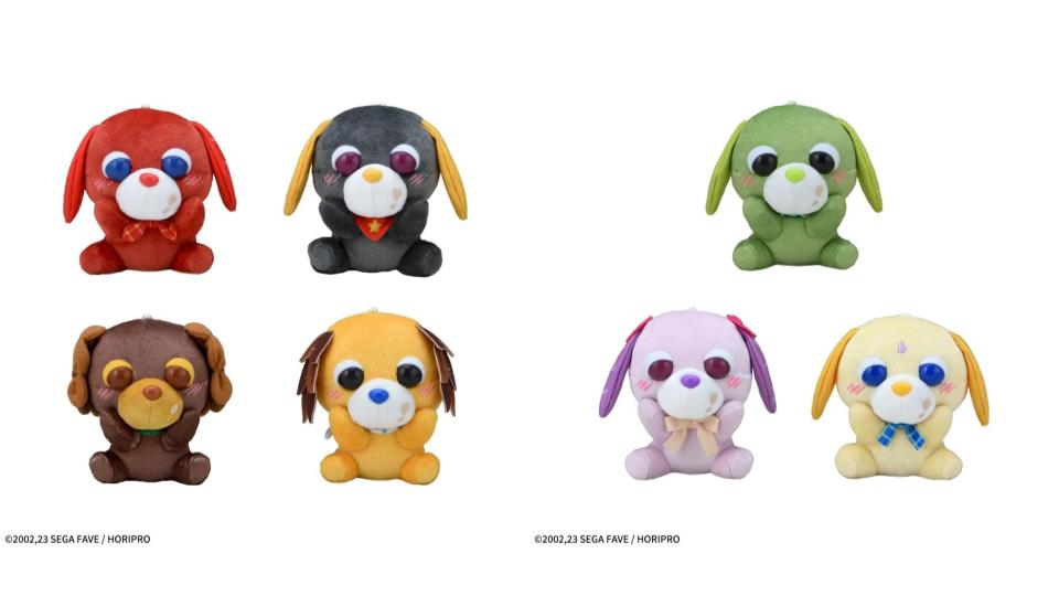 【アイキャッチ】お茶犬 マスコット もぐもぐVer. Vol.1, Vol.2(お茶犬)のオンクレ・プライズ景品