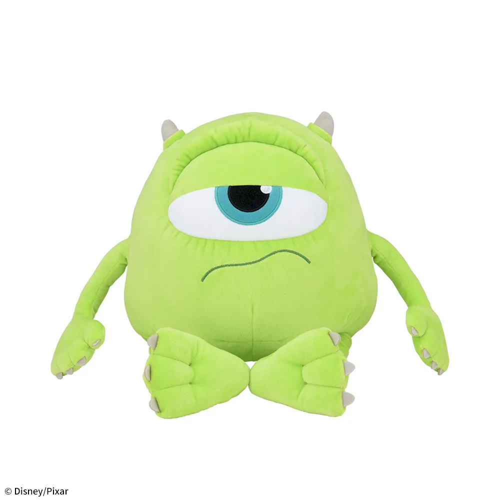 モンスターズ・インク　Lぬいぐるみ　むすっとVer.　“マイク・ワゾウスキ”