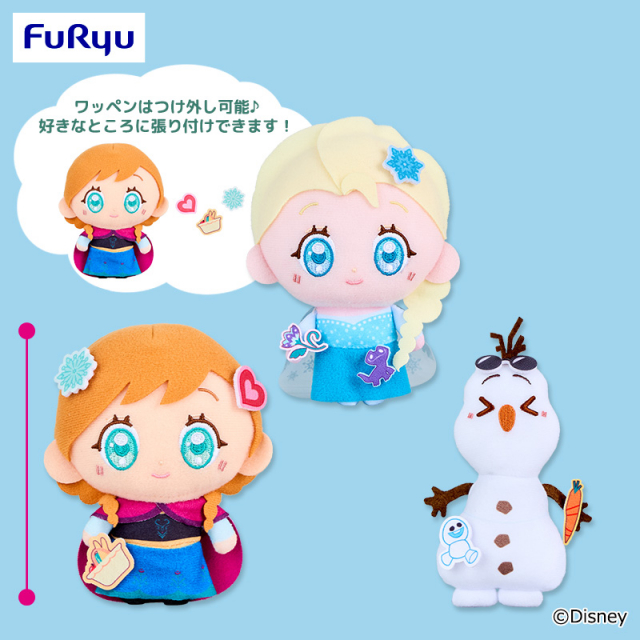 アナと雪の女王P-PATCH！ ぬいぐるみ～アナ・エルサ・オラフ～