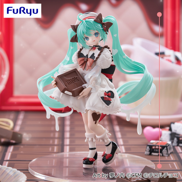 【初音ミク】チロルチョココラボフィギュアがオンクレに登場!スウィートなミルクver.が可愛い!【プライズ】