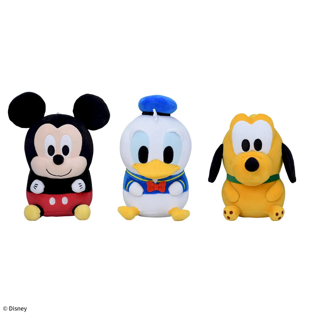ミッキー&フレンズ　ぽちゃちま　ぬいぐるみ