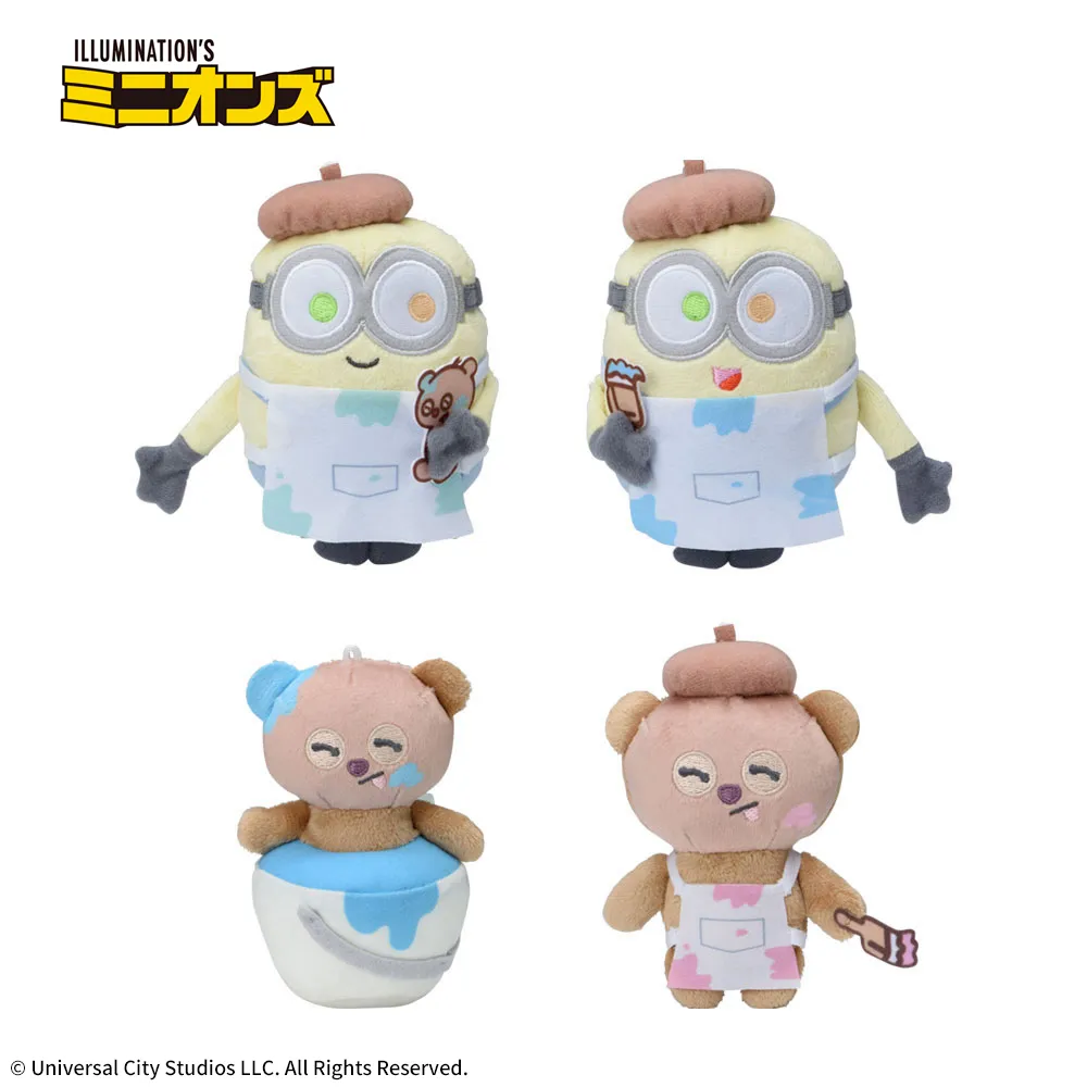 ミニオン　マスコット“ボブ&ティム”　ペンキ