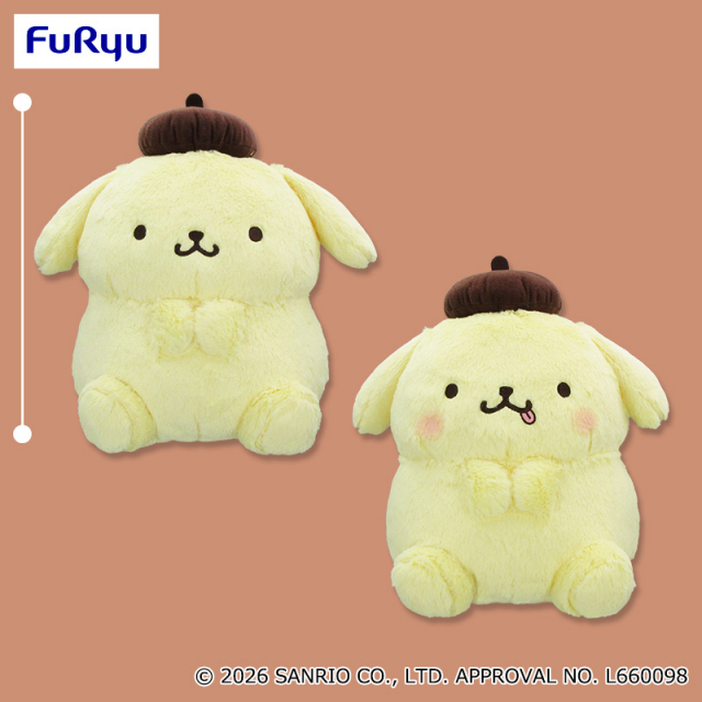 【サンリオ】まるまるおすわり超BIGぬいぐるみがオンクレに登場！ころんと可愛い姿に癒される全2種！【プライズ】