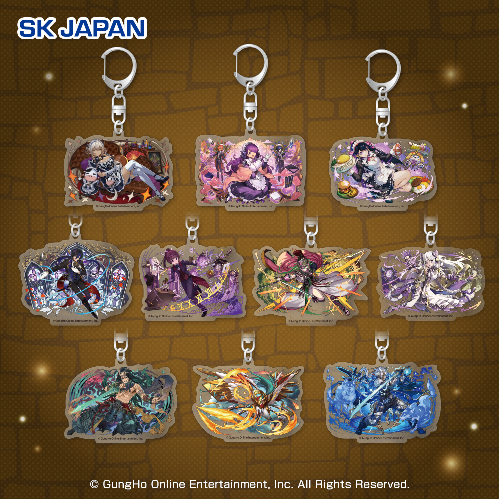 パズル＆ドラゴンズ　アクリルキーホルダーvol.1【ナムコ限定】