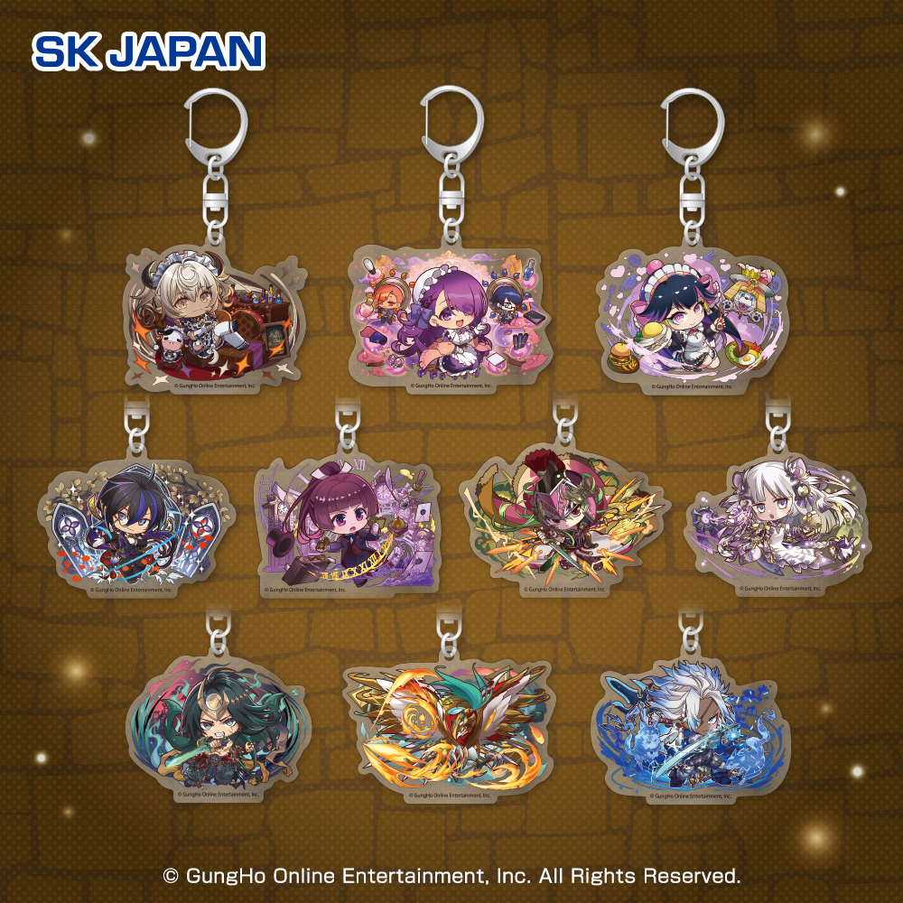 パズル＆ドラゴンズ　アクリルキーホルダーvol.2【ナムコ限定】