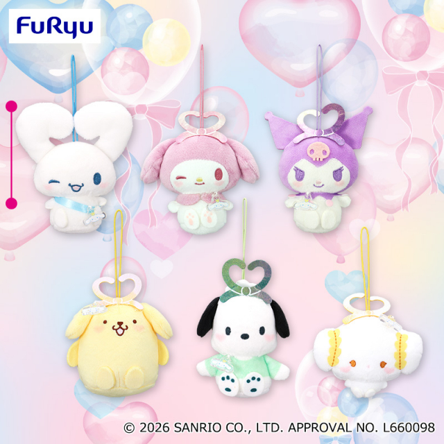 サンリオキャラクターズぷんわりハートフルバルーンマスコット