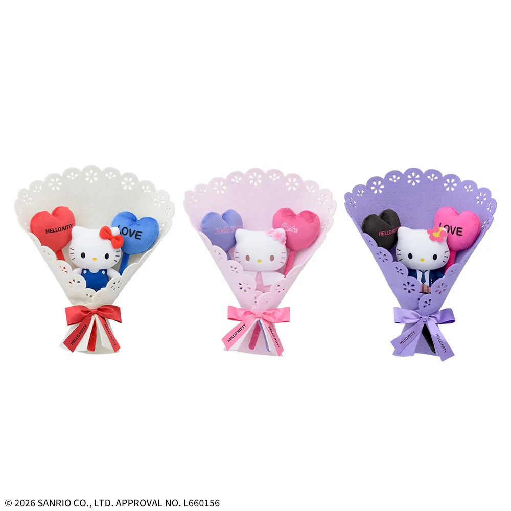 ハローキティ　ブーケぬいぐるみ