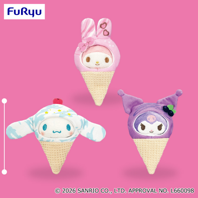 サンリオキャラクターズアイスパーラー着ぐるみぬいぐるみ