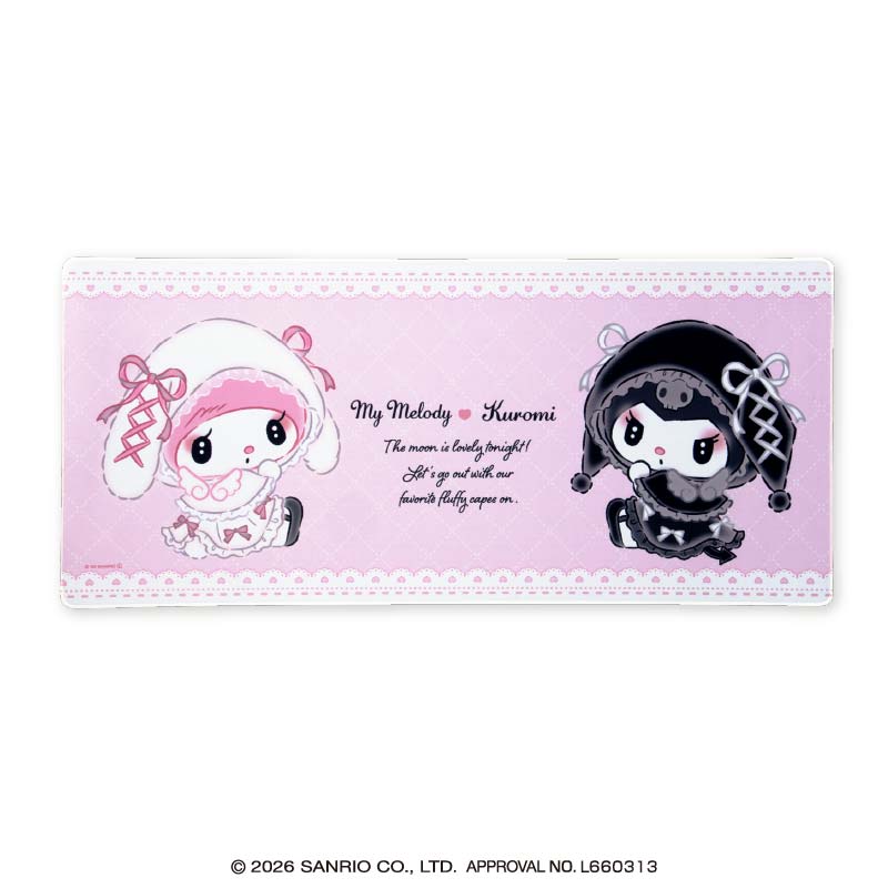 【サンリオ】マイメロディとクロミの月夜のメロクロラバーマットがオンクレに登場!約90cmのビッグサイズで存在感抜群!【プライズ】