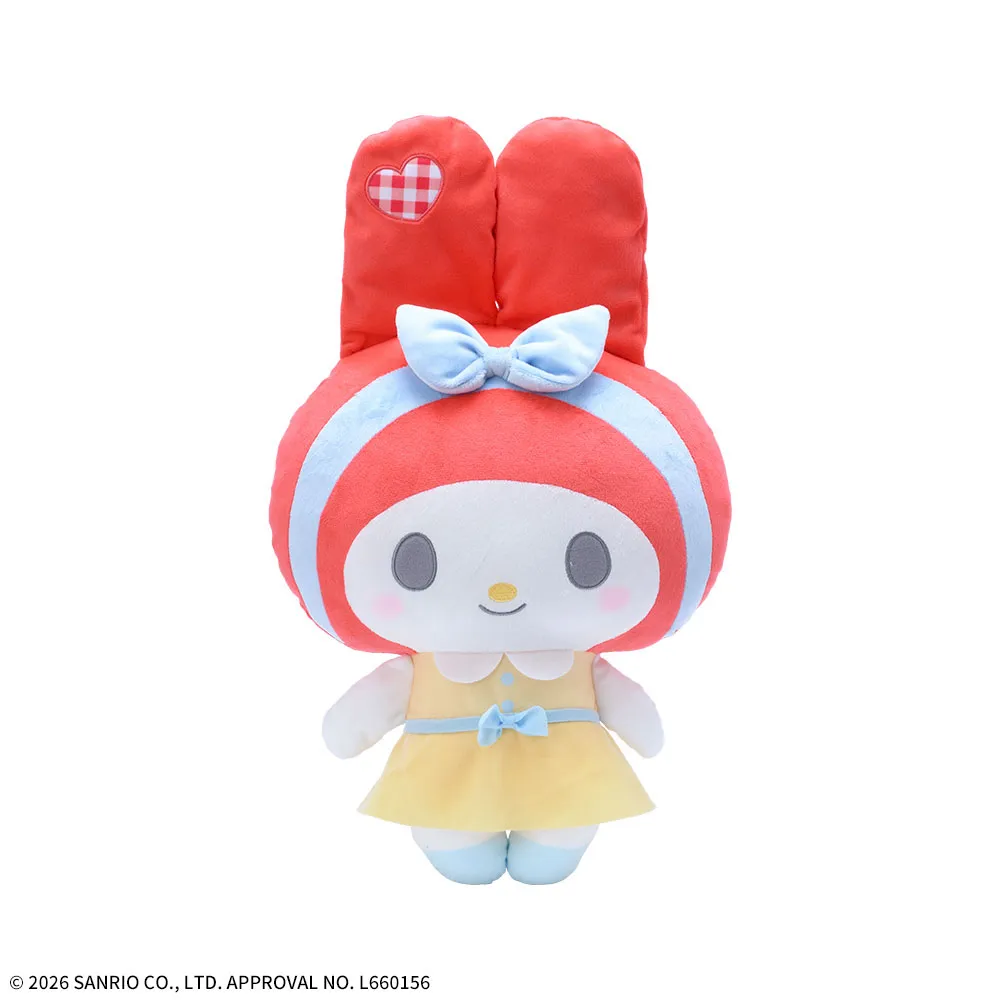 ゆるかわ　サンリオキャラクターズ　LLぬいぐるみ“マイメロディ”　Spring Color