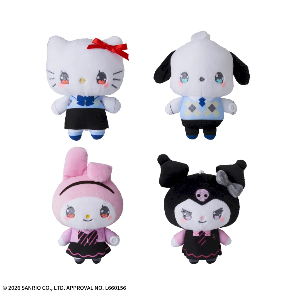 ゆるかわ　サンリオキャラクターズ　マスコット　YK学園高等部Vol.2