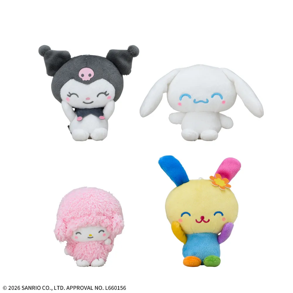 ゆるかわ　サンリオキャラクターズ　マスコット　にこにこ