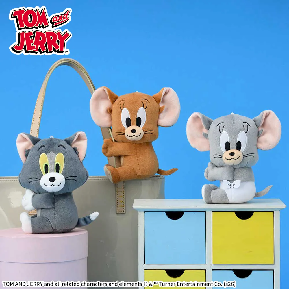 トムとジェリー　くっつき　ぬいぐるみ
