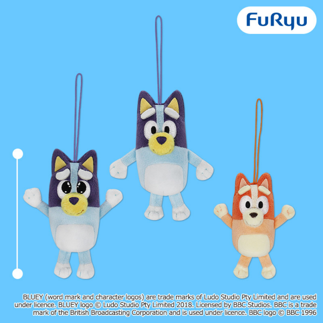 ブルーイハッピーなふたりのマスコット