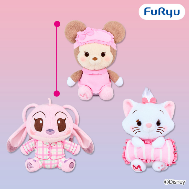 ディズニーキャラクターミルキーボア おやすみピンクBIGぬいぐるみ