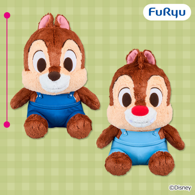 チップ＆デールオーバーオールBIGぬいぐるみ