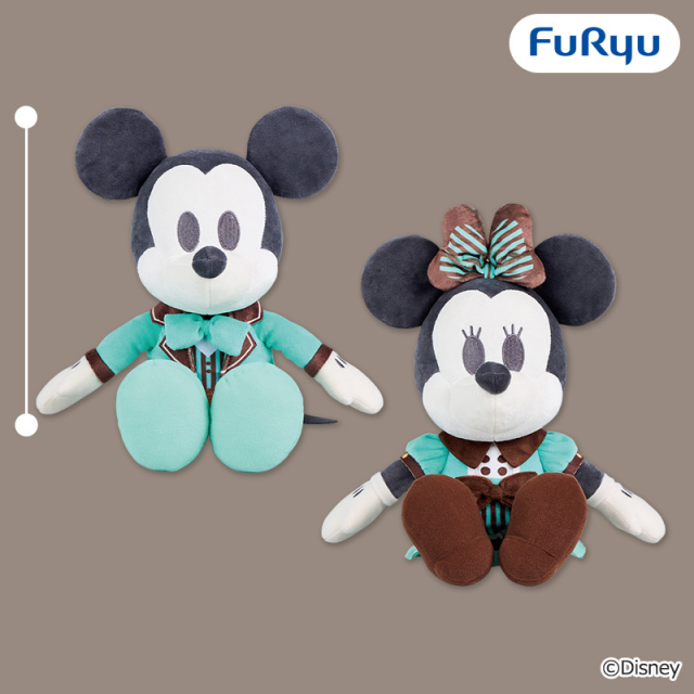 ミッキーマウス＆ミニーマウスデココレ チョコミントBIGぬいぐるみ