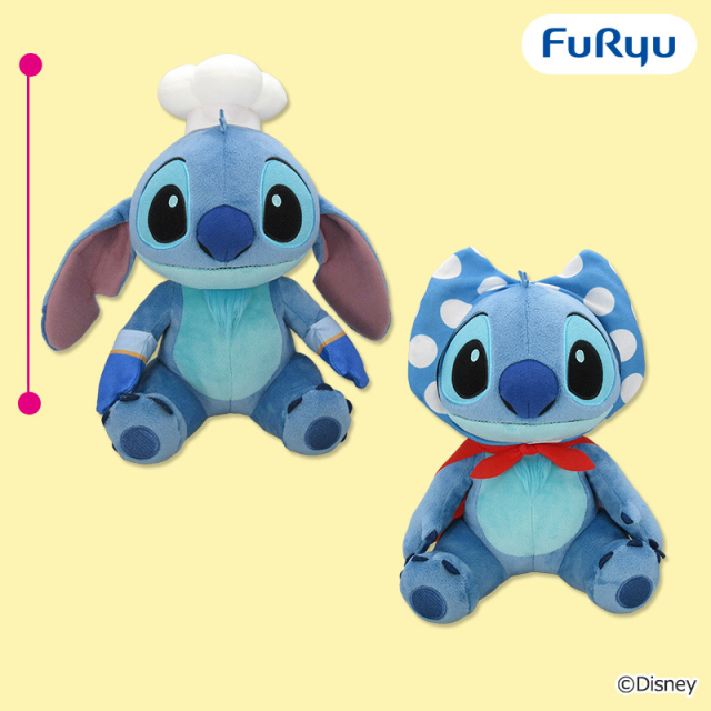 ディズニー　スティッチコック＆ヒーロースタイルBIGぬいぐるみ