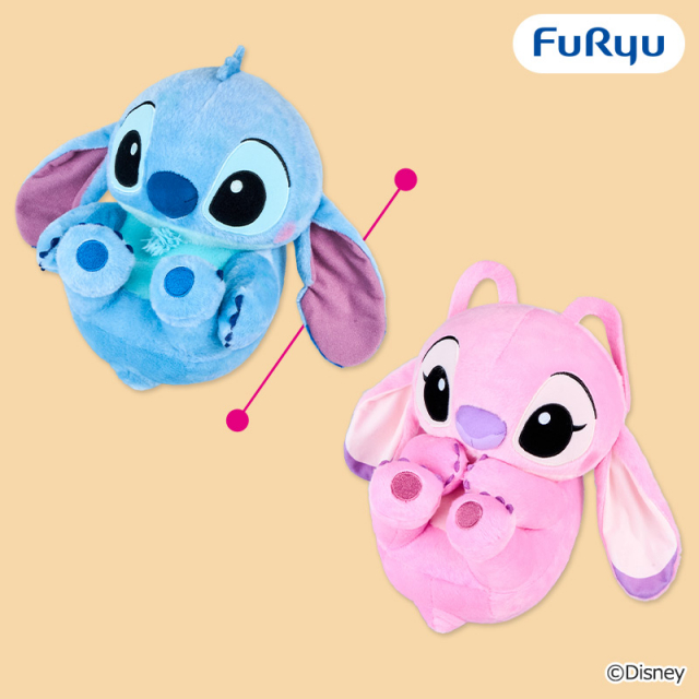 ディズニー　スティッチ寝そべりコロコロ BIGぬいぐるみ