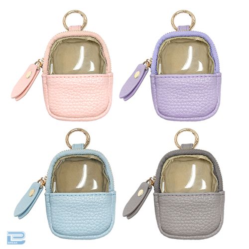 カラビナ付きPVCミニポーチ