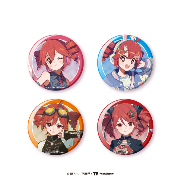 重音テト　缶バッジ