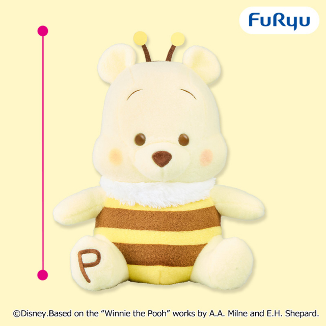 くまのプーさんミルキーボア みつばち超BIGぬいぐるみ