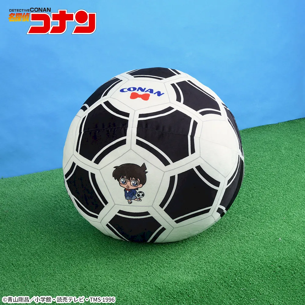 名探偵コナン　スーパーギガザッカクッション“江戸川コナン”～サッカーボール～