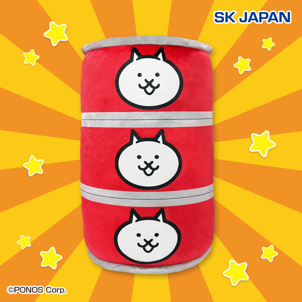 にゃんこ大戦争　ネコカン3連クッション