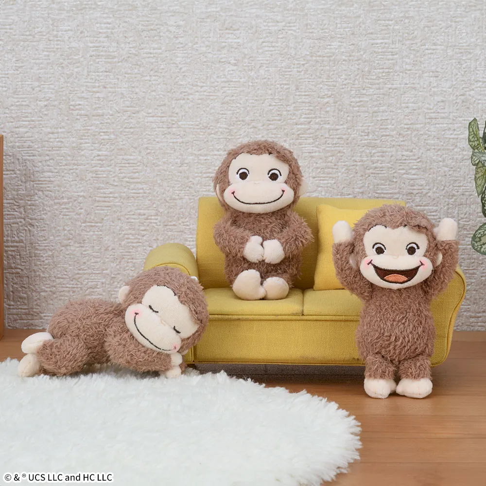 おさるのジョージ　赤いほっぺ　マスコット　いろいろポーズ