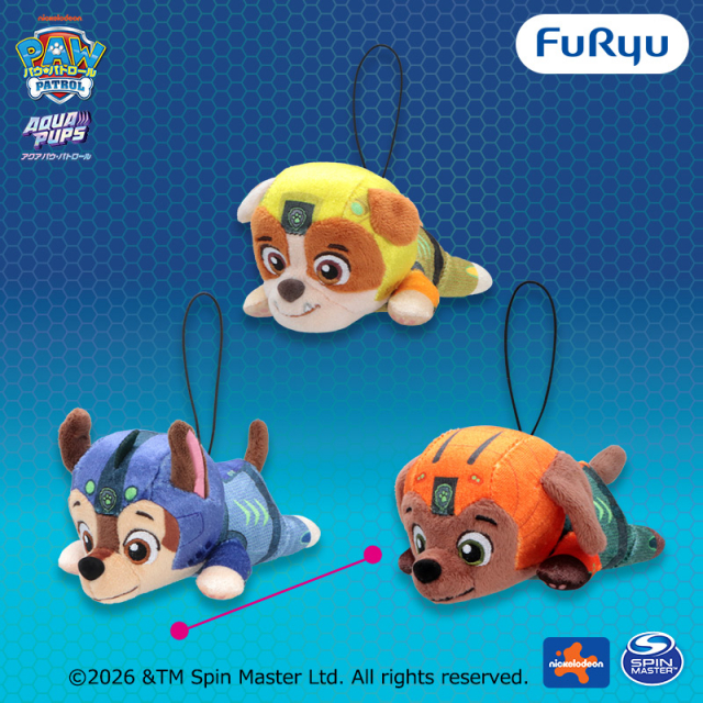 パウ・パトロールアクアパップスマスコット～チェイス・ラブル・ズーマ～