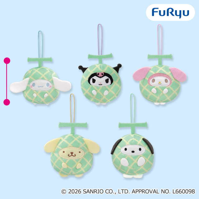 サンリオキャラクターズフルーツきぐるみマスコット～メロン～