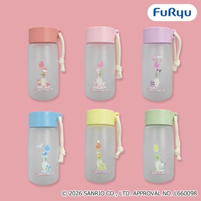 サンリオキャラクターズナムコで推し色！～カラフルチューリップ～クリアボトル