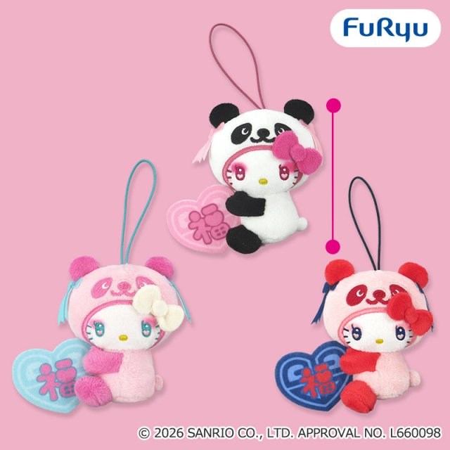 パンダ ハローキティ中華ロリータマスコット