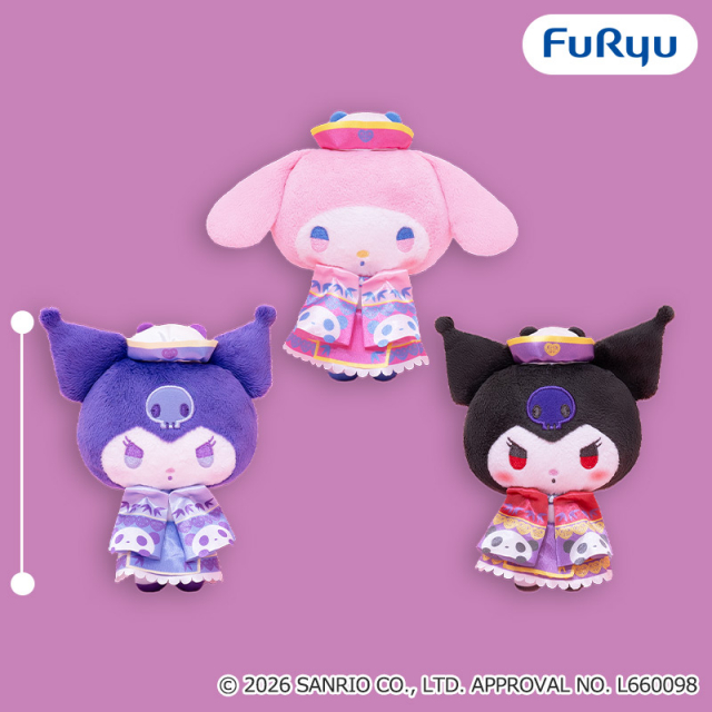 マイメロディ・クロミロリータキョンシーぬいぐるみ