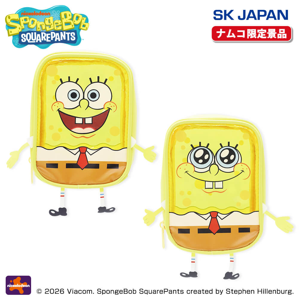 スポンジ・ボブ　クリアダイカットポーチ【ナムコ限定】