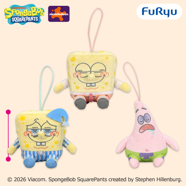 スポンジ・ボブねむぐるみマスコット