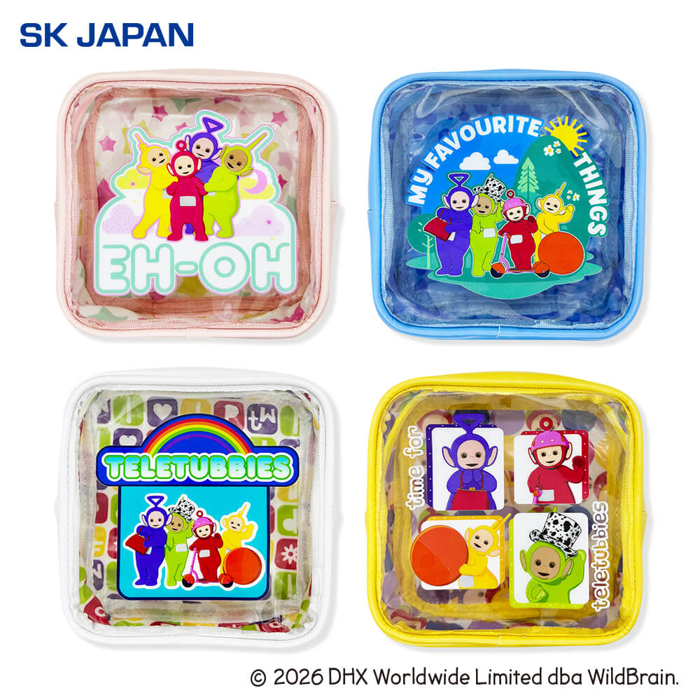 テレタビーズ　前面クリアポーチ