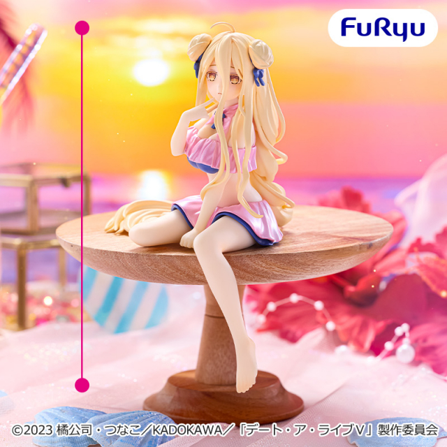 デート・ア・ライブVぬーどるストッパーフィギュアー星宮六喰・水着 パステルピンクver.ー
