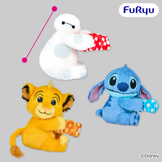 ディズニーキャラクターぬいぐるみシュシュバンド