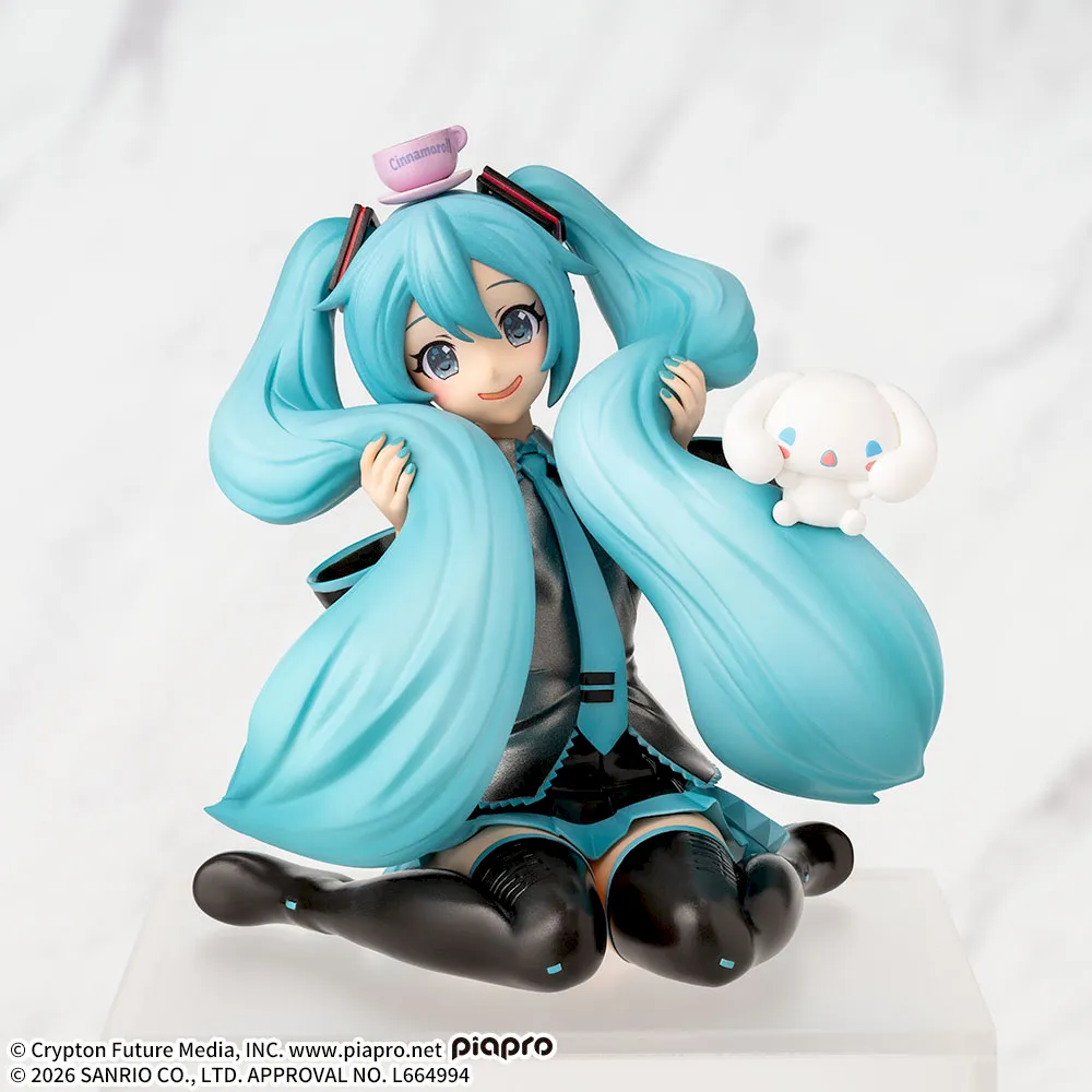 初音ミク×シナモロール　ちょこのせ　プレミアムフィギュア‐初音ミク×シナモロール‐もふっとVer.
