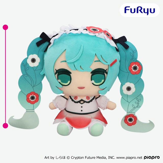 初音ミクきゅるまるBIGぬいぐるみーアネモネver.ー