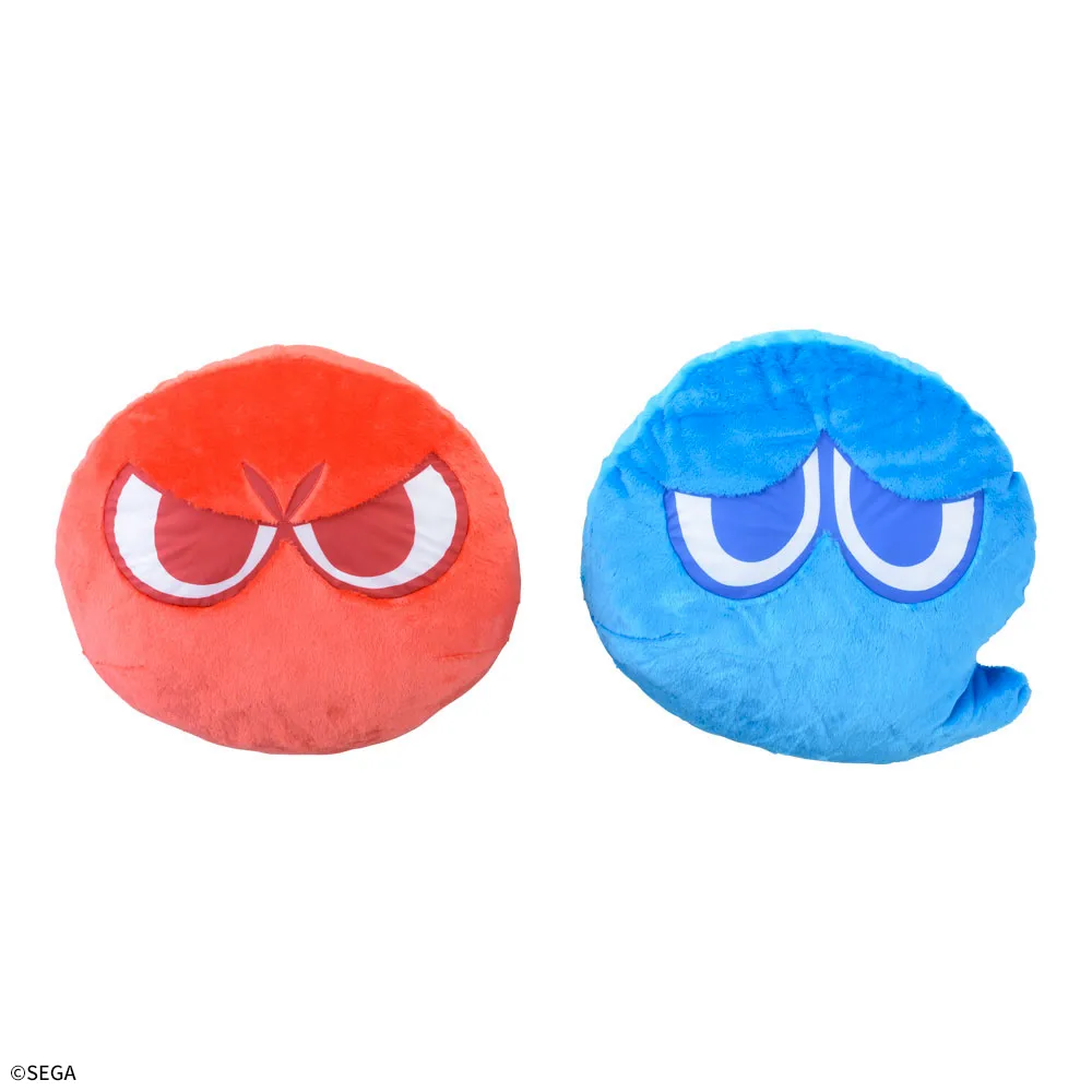 ぷよぷよ　キングサイズぬいぐるみ“あかぷよ＆あおぷよ”