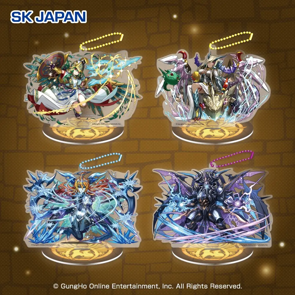 パズル＆ドラゴンズ　降臨！アクリルスタンドボールチェーン