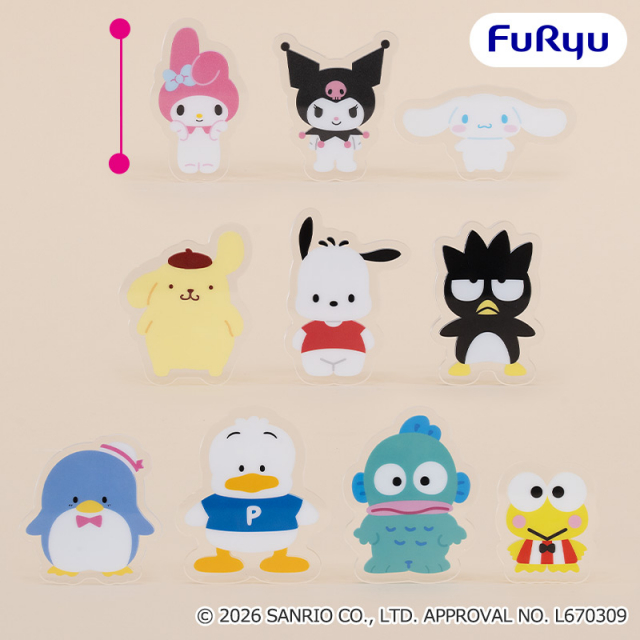 サンリオキャラクターズミニアクリルブロック