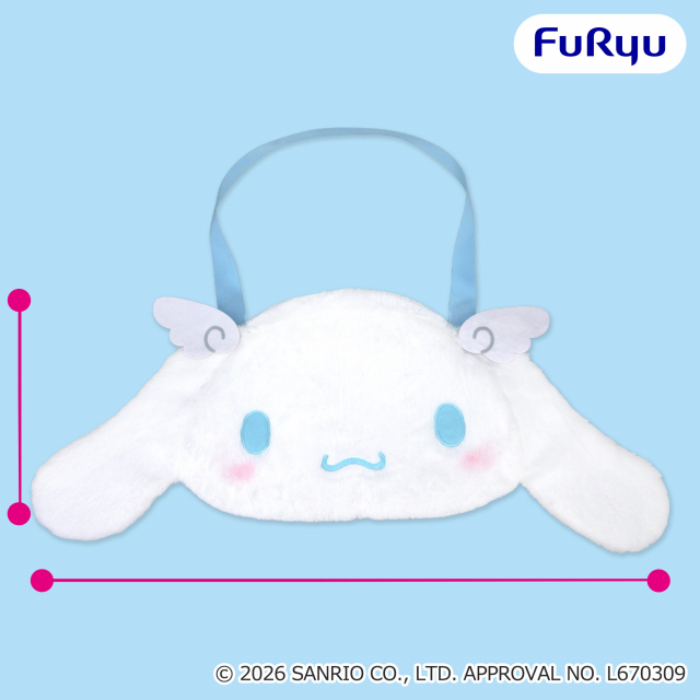 シナモロールSANRIO FES 2026 カラフルリンクコーデ フェイスバッグ