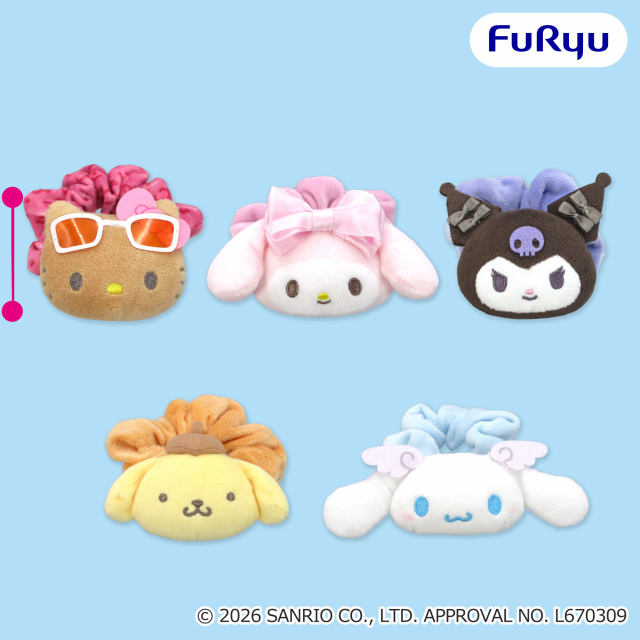 サンリオキャラクターズSANRIO FES 2026 カラフルリンクコーデ ぴょこきゅんシュシュ