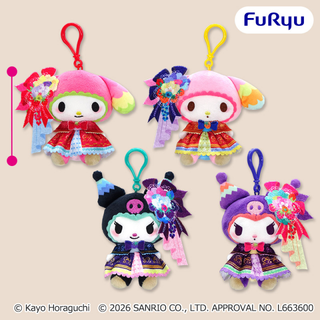 ホラグチカヨ×サンリオキャラクターズくりっぴぃ ぬいぐるみ