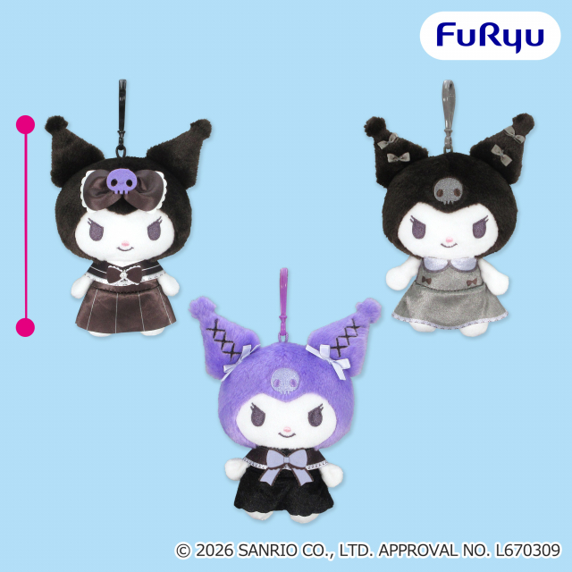 クロミSANRIO FES 2026 カラフルリンクコーデ くりっぴぃ ぬいぐるみ