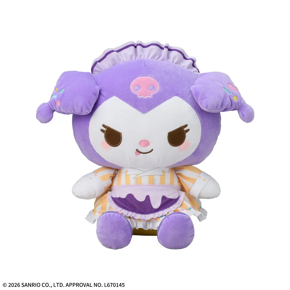ゆるかわ　サンリオキャラクターズ　Lぬいぐるみ“クロミ”　Pop'n Ice Stand