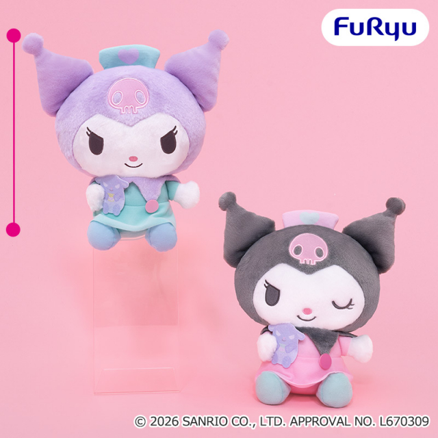 【サンリオ】クロミのナースBIGぬいぐるみがオンクレに登場！約28cmのナース姿がとってもキュート！【プライズ】